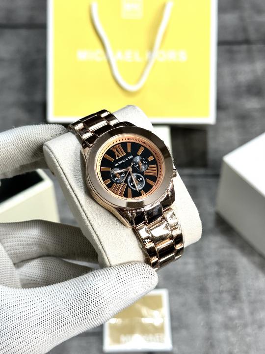 Michael_Kors Bradshaw MK5854 Rosegold Black Dial