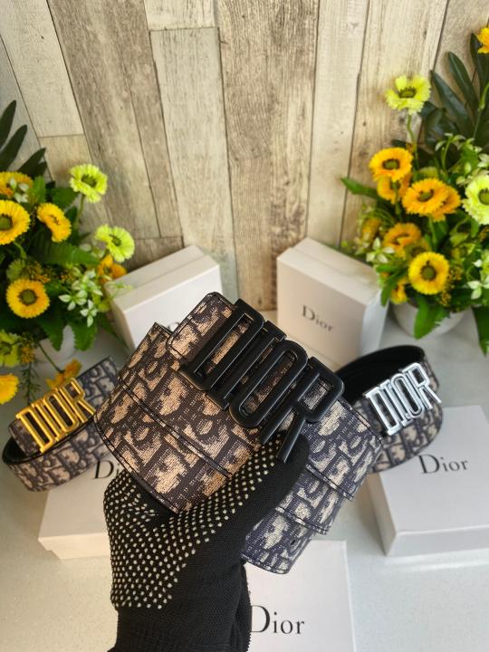 CD DIO_R MENS BELT WID OG BOX CARD & DUST BAG