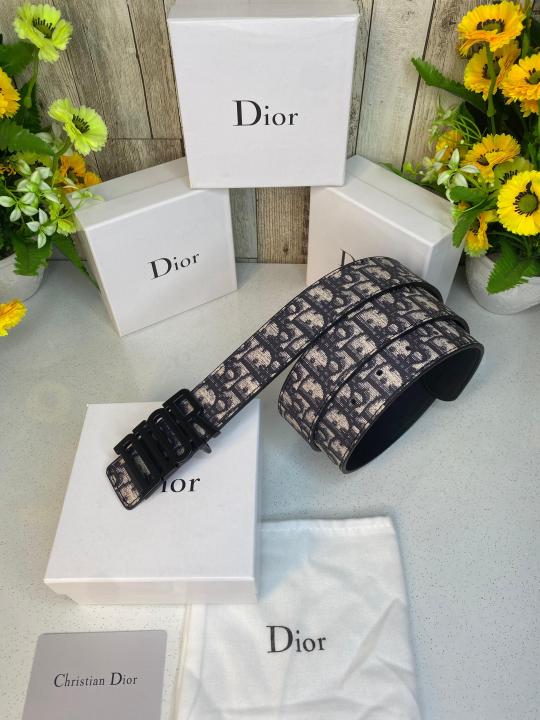 CD DIO_R MENS BELT WID OG BOX CARD & DUST BAG