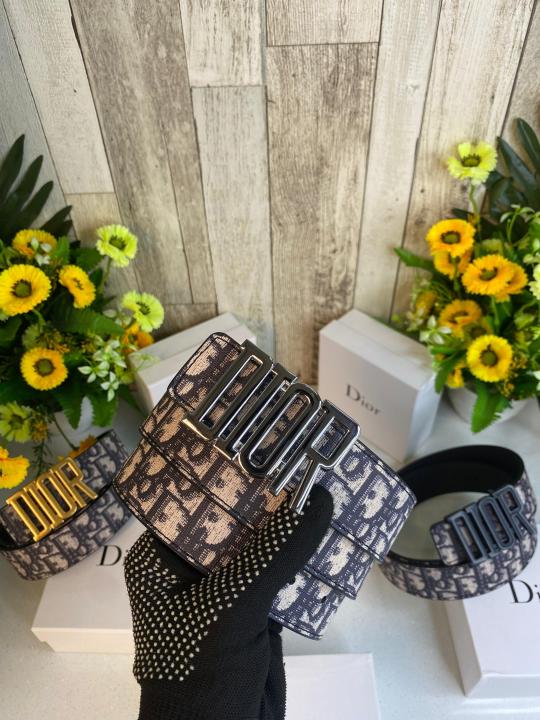 CD DIO_R MENS BELT WID OG BOX CARD & DUST BAG 536