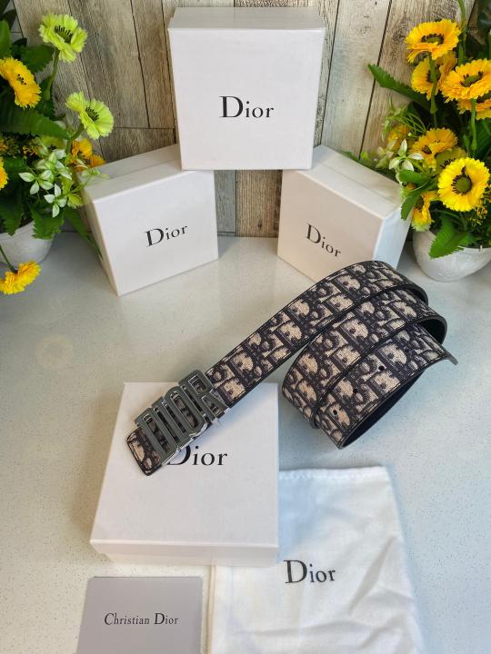 CD DIO_R MENS BELT WID OG BOX CARD & DUST BAG 536