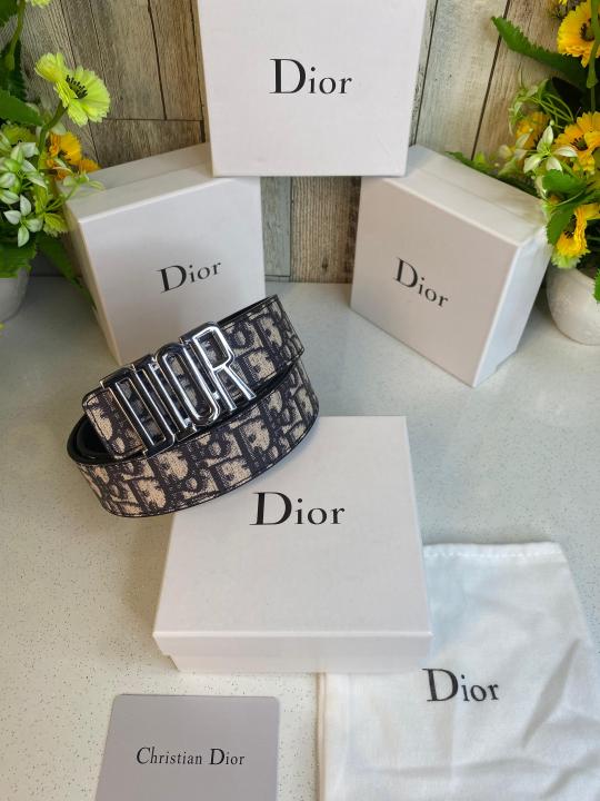 CD DIO_R MENS BELT WID OG BOX CARD & DUST BAG 536