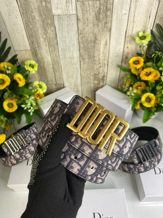 CD DIO_R MENS BELT WID OG BOX CARD & DUST BAG 534