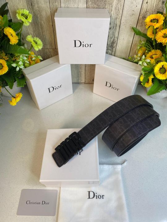 CD DIO_R MENS BELT WID OG BOX CARD & DUST BAG 535