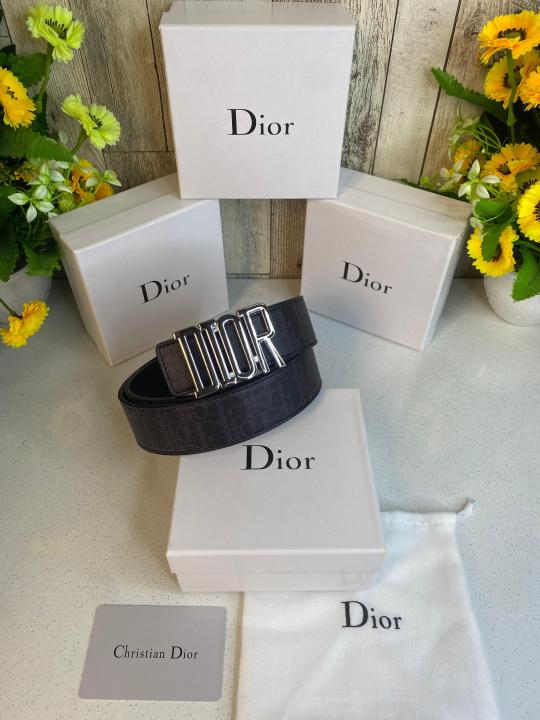 CD DIO_R MENS BELT WID OG BOX CARD & DUST BAG 535