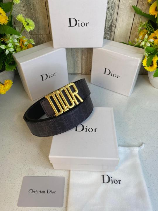 CD DIO_R MENS BELT WID OG BOX CARD & DUST BAG 537
