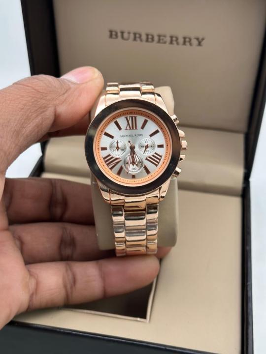 Michael_Kors Bradshaw MK5854 Rosegold White Dial