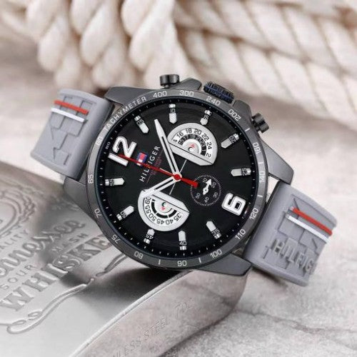 TOMMY HILIFIGER ALL CHRONO GREY BELT