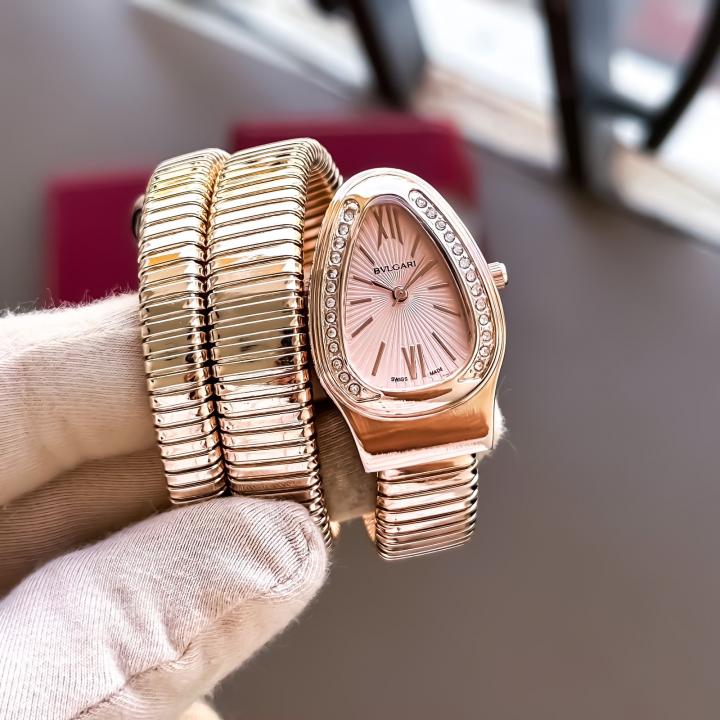 BVLGAR_I LADIES ROSE GOLD DAIL WATCH