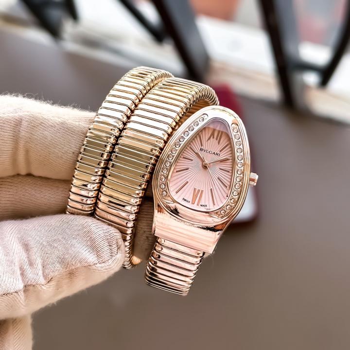 BVLGAR_I LADIES ROSE GOLD DAIL WATCH