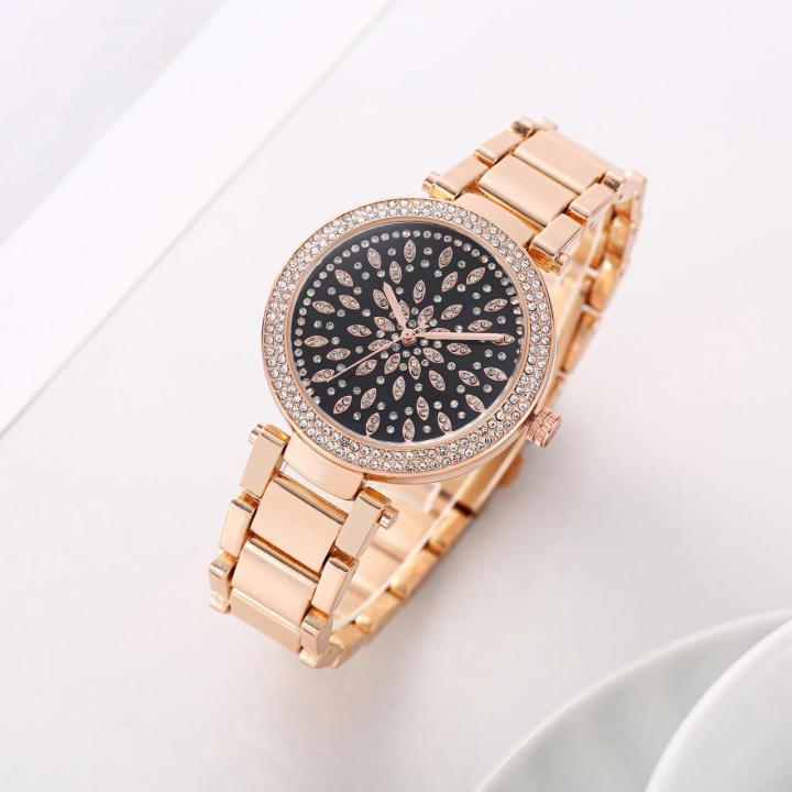 Michael_Kors MK7286 Rosegold Black Dial