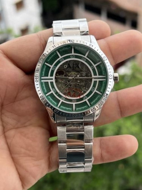ARMA EXCHANGE SILVER GREEN AUTOMATIC