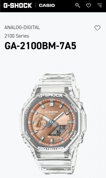 CASIO G SHOCK GM2100