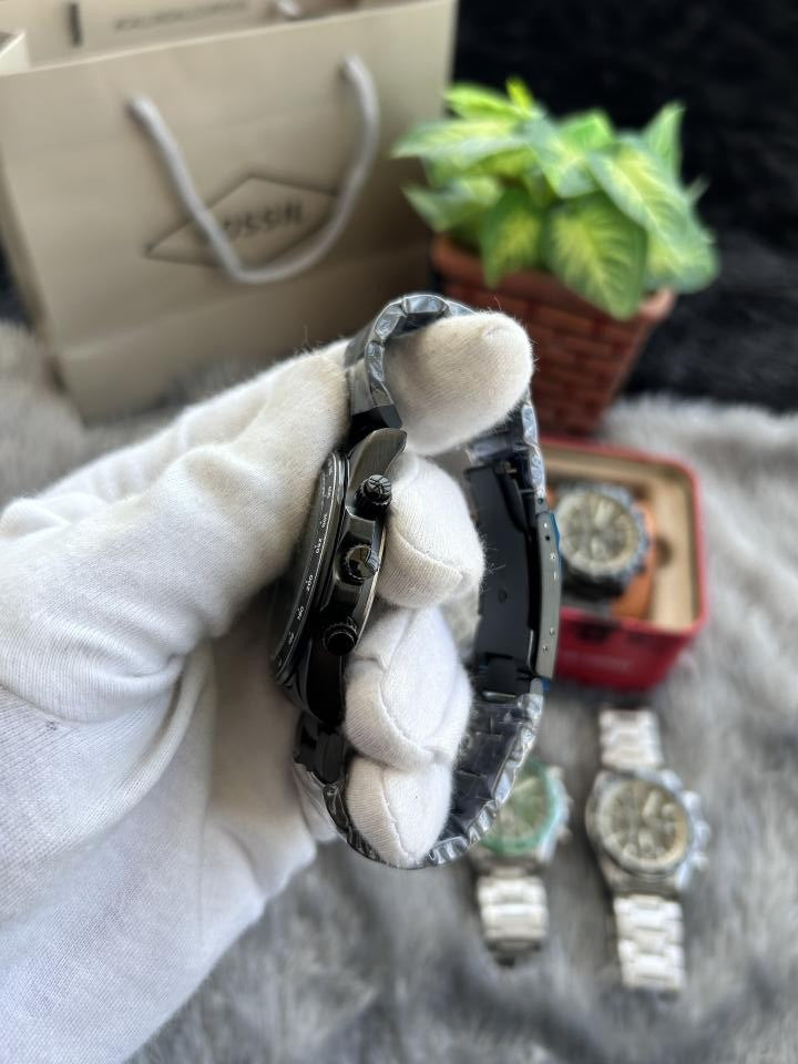 Fossi_l sports All Chronograph Working Full Black W102