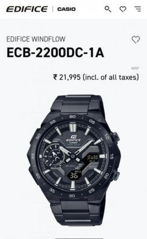 Casio edifice 2200dc
