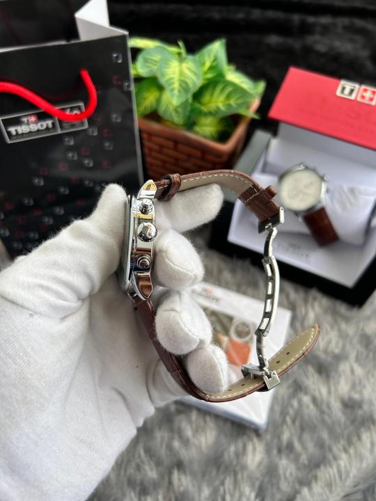 Tisso_t 1853 Chronograph Silver Brown W79