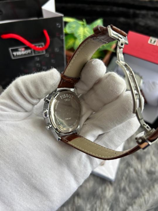 Tisso_t 1853 Chronograph Silver Brown W79