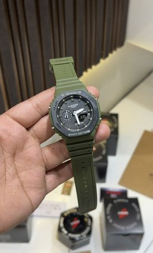 GSHOCK 2100 ALL WORKING GREEN COLOUR