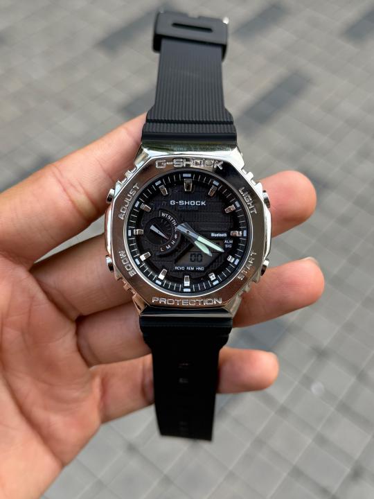 G shock GM 2100 Silver Black
