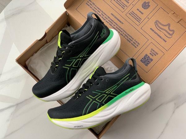 s Gel Nimbus 25 Black Green 167