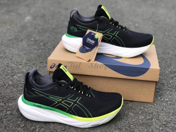s Gel Nimbus 25 Black Green 167