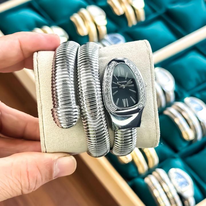 BVLGARI_LADIES_SILVER-BLACK