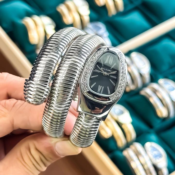 BVLGARI_LADIES_SILVER-BLACK