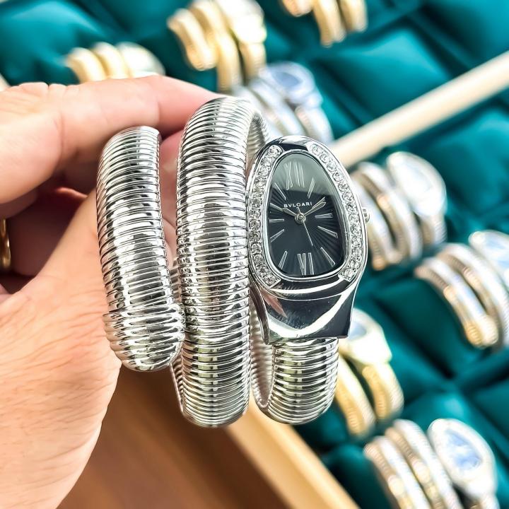 BVLGARI_LADIES_SILVER-BLACK