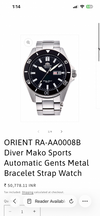 Orient Kamasu Black Automatic Store Article Premium W159