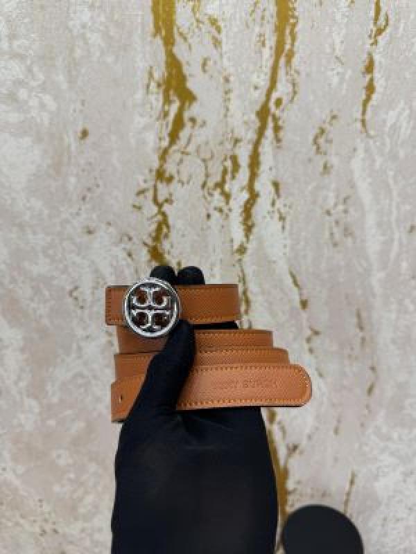 TORRY BURCH PREMIUM QUALITY BELT WITH OG BOX DUST BAG & CARRY BAG T57 TAN