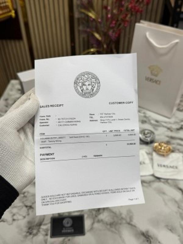 VERSACE BELT COMBO PREMIUM QUALITY WITH OG BOX DUST BAG CARRY BAG VE NO 6
