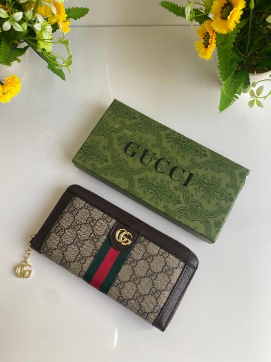 GUCC_I  PREMIUM WOMENS ZIPPER LONG WALLET WITH _ OG BOX  (13)