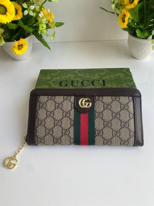 GUCC_I  PREMIUM WOMENS ZIPPER LONG WALLET WITH _ OG BOX  (13)