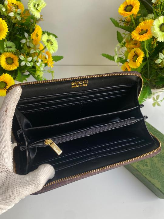 GUCC_I  PREMIUM WOMENS ZIPPER LONG WALLET WITH _ OG BOX  (13)