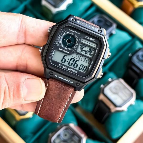 Casio AE-1200 Illuminator - J1231 World Time