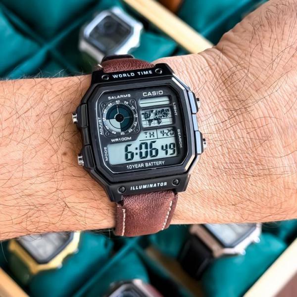 Casio AE-1200 Illuminator - J1231 World Time