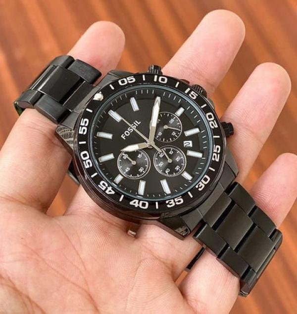 Fossi_l Bannon Full Black All Chronograph Working W114