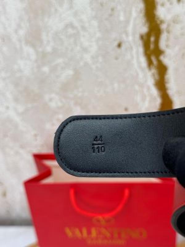 Valentin_o Garavani Leather Belt V-Logo Buckle With Box And Dust Bag Including Carry Bag (RED-v37)
