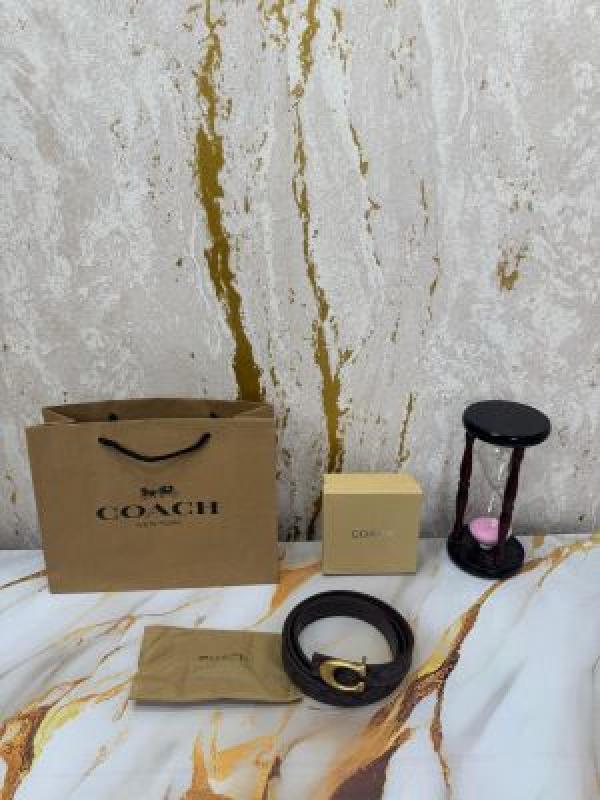 Coach_Signature_Belt_With_Box_And_DustBag_Including_CarryBag_(C52-Coffee)