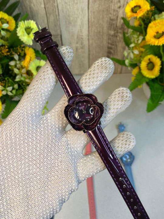 DIO_R LADIES LEATHER BELT WATCH