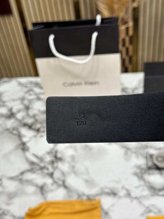 Calvin_Klein Leather Belt Combo CK-Buckles Includes Box Dust Bag And Carry Bag (CK-4)
