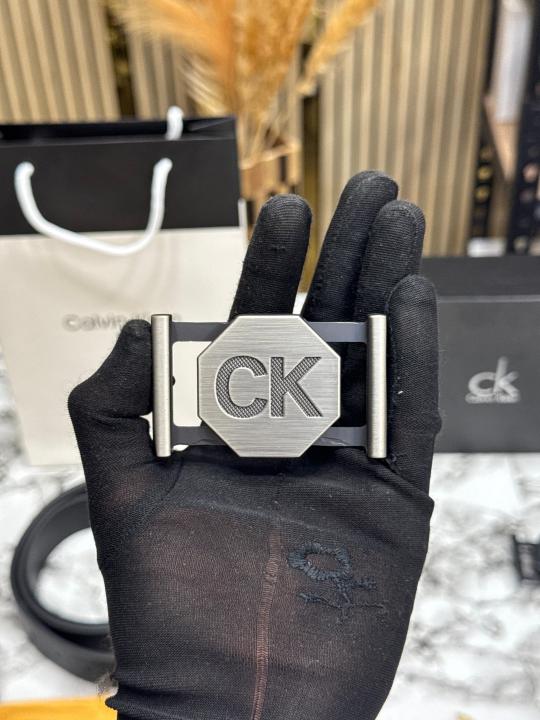 Calvin_Klein Leather Belt Combo CK-Buckles Includes Box Dust Bag And Carry Bag (CK-4)