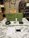 GUCC_I BELT WALLET COMBO GG EMBOSSED WALLET AND LEATHER BELT WITH GOLD GG BUCKLE INCLUDES BOX DUST BAG AND CARRY BAG (G64-4)
