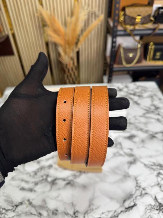 TORY_BURCH PREMIUM QUALITY BELT WITH OG BOX DUST BAG & CARRY BAG T58 TAN