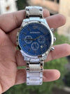 EMPORIO ARMA SILVER BLUE