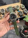 Casio Gshock Green Silver Digital Analog W206