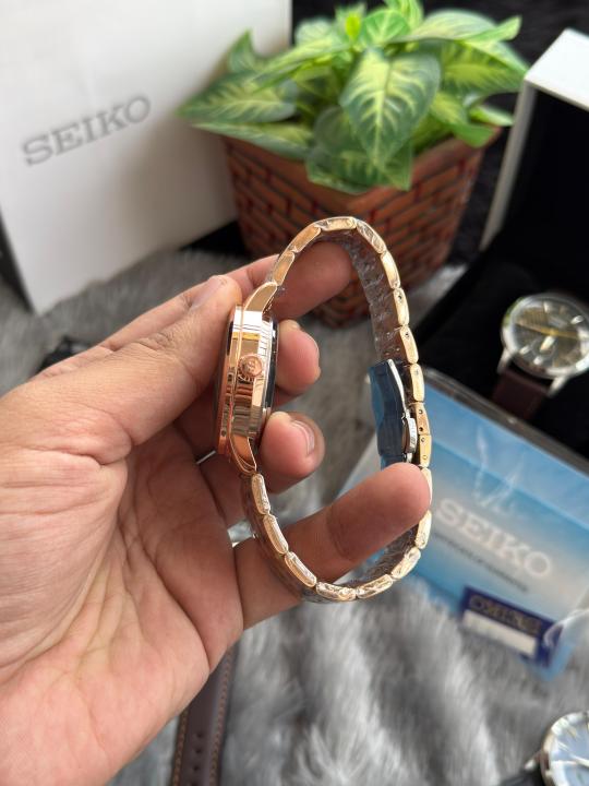 Seiko Presage Automatic Premium Rose Gold White W189