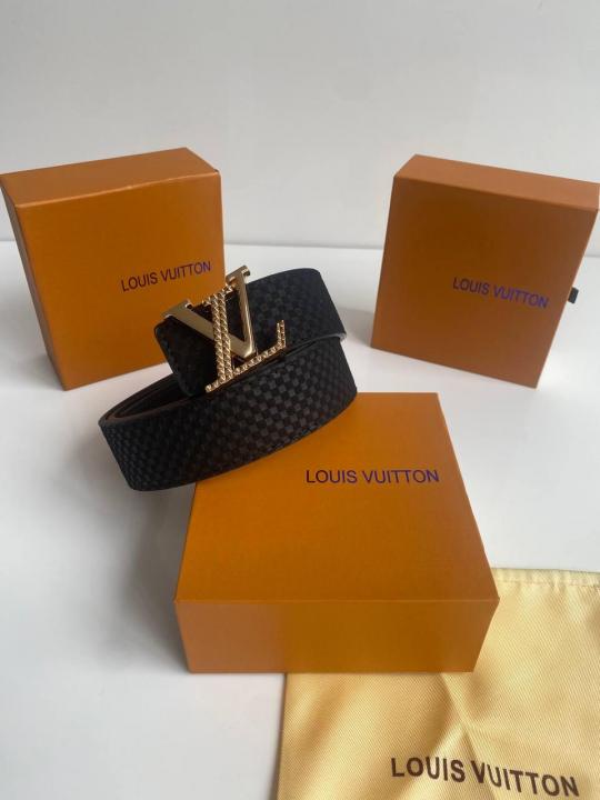 LOUIS_VUITTON EMBOSE BELT WID BOX 185