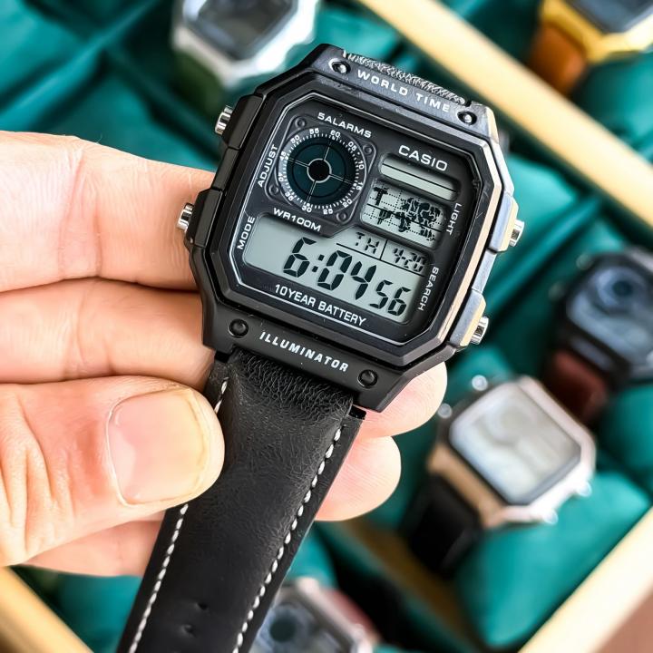 Casio AE-1200 Illuminator - J1231 World Time