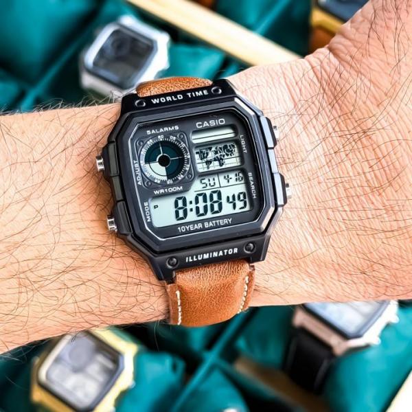 Casio AE-1200 Illuminator - J1231 World Time
